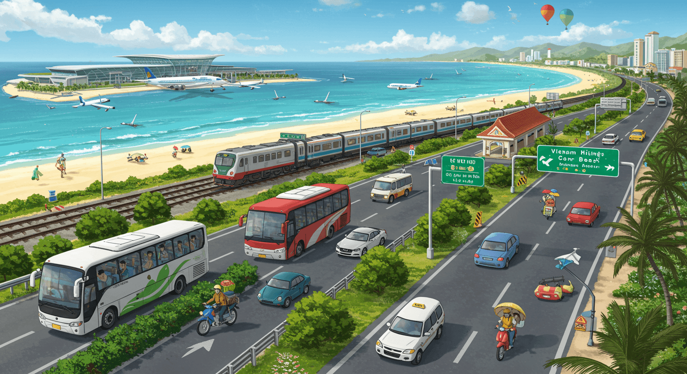 Hướng Dẫn Di Chuyển Đến Bãi Biển Sầm Sơn Chi Tiết