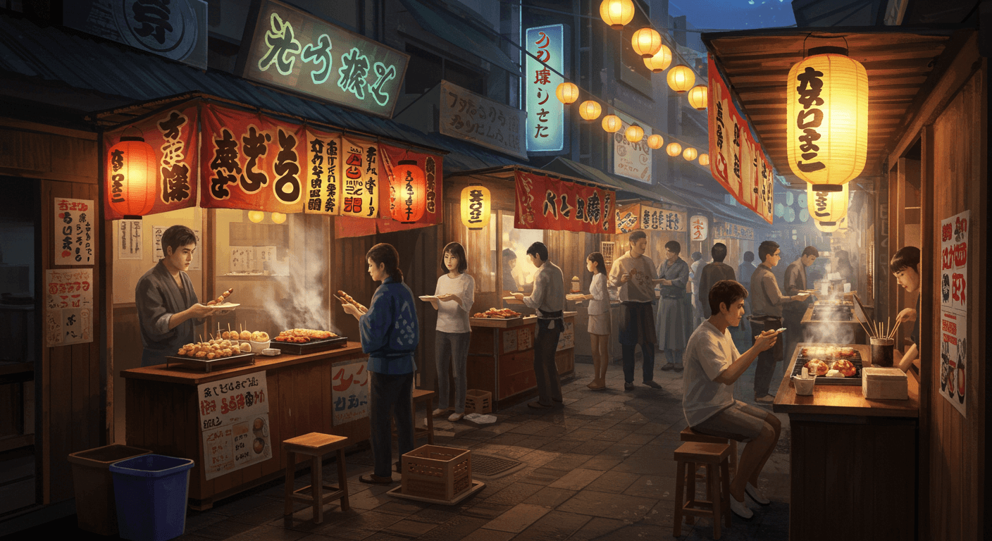 Before You Begin: A Simple Guide to Japanese Street Food Etiquette