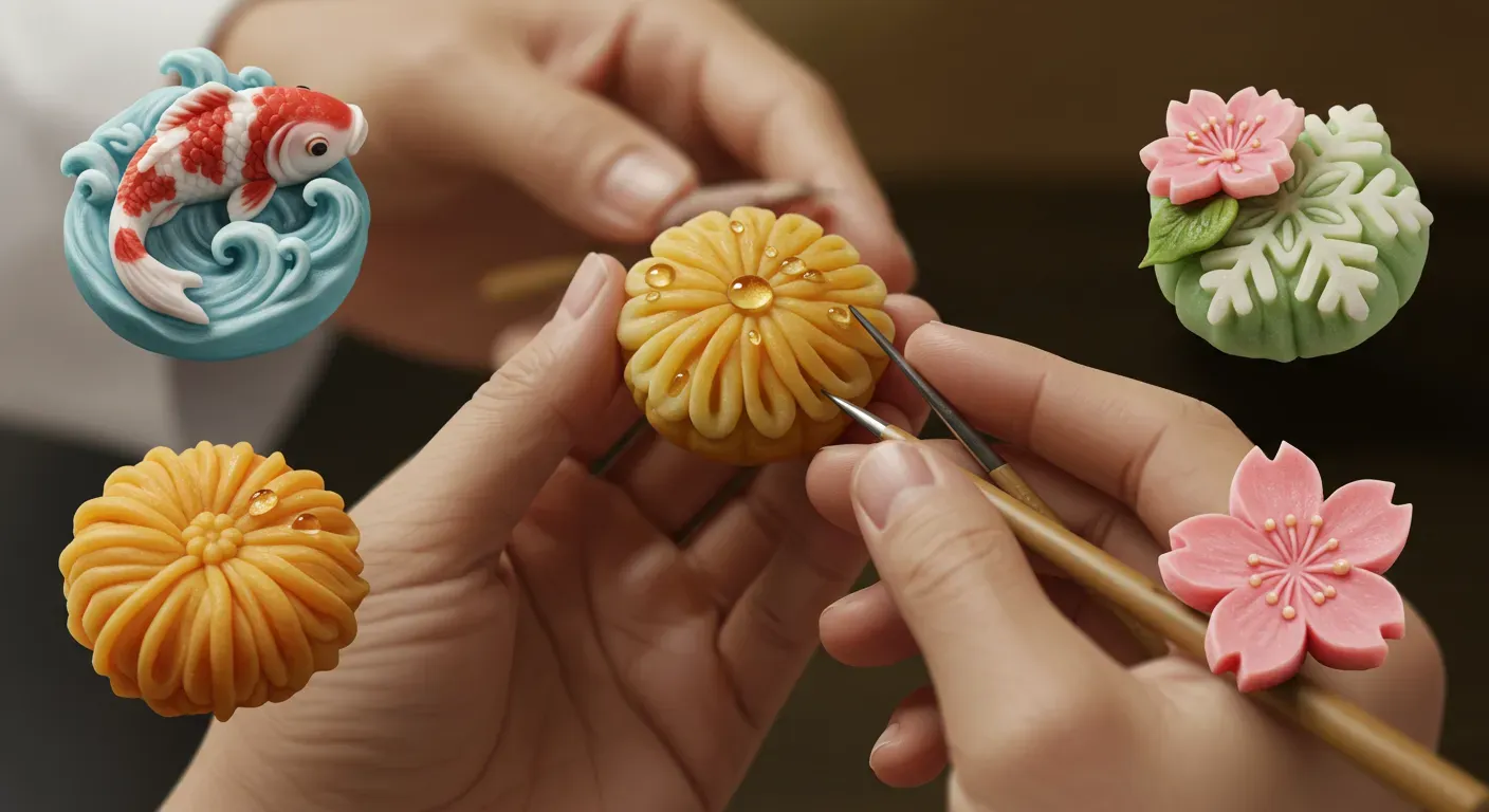Jonamagashi (上生菓子) là gì? Đỉnh cao nghệ thuật của Namagashi