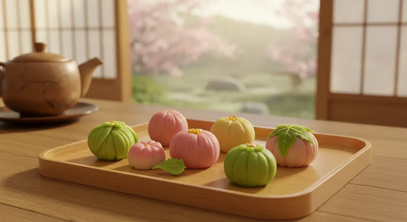 Namagashi là gì? Khám phá thế giới ngọt ngào và tinh hoa nghệ thuật Wagashi Nhật Bản