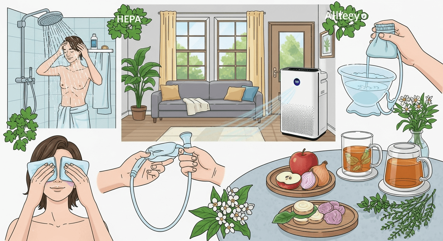 10 Mẹo giảm nhanh triệu chứng dị ứng phấn hoa tại nhà đã được kiểm chứng