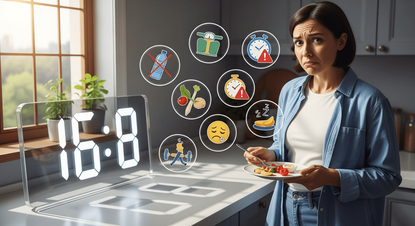 7 Sai Lầm Khi Nhịn Ăn Gián Đoạn 16:8 Khiến Bạn Giảm Cân Thất Bại (Và Cách Khắc Phục)