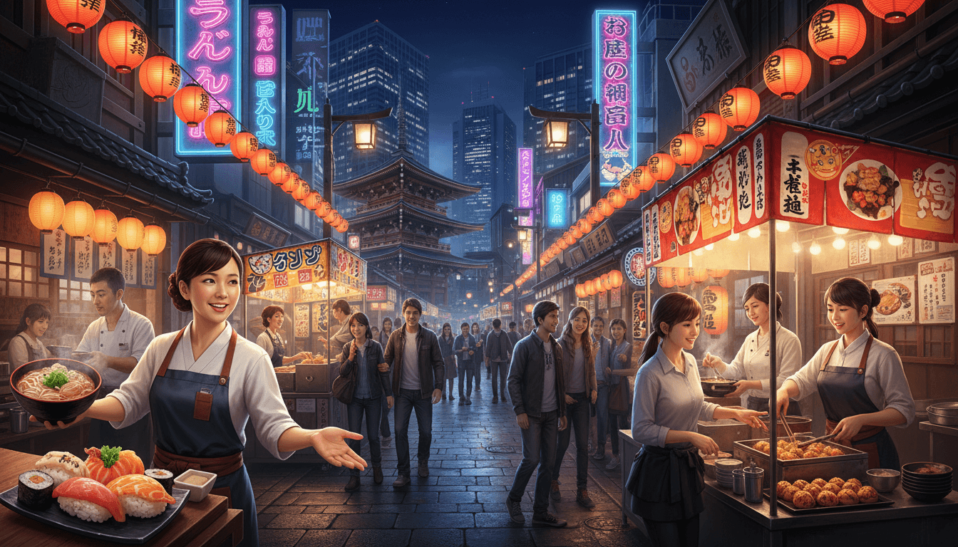 Thử Thách 24 Giờ Ăn Sập Tokyo: Lịch Trình Chi Tiết Cho Foodie Chính Hiệu