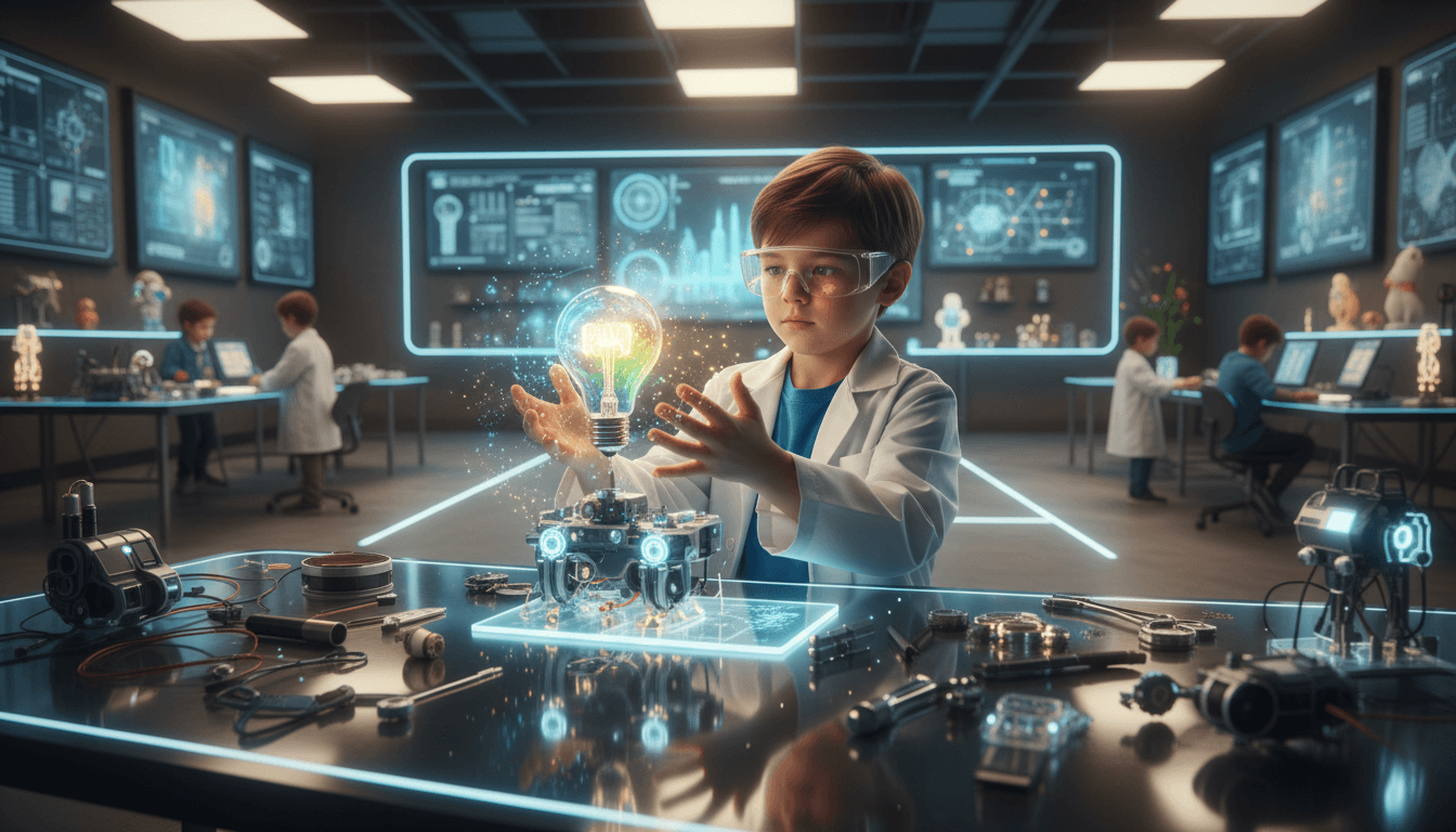 Hành Trình Kỹ Sư Nhí: Biến Ý Tưởng Thành Sản Phẩm Sáng Tạo Tại Học Viện Khám Phá